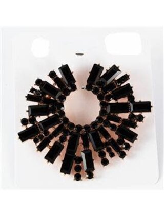 Around The Way Brooch - BLACK