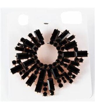 Around The Way Brooch - BLACK