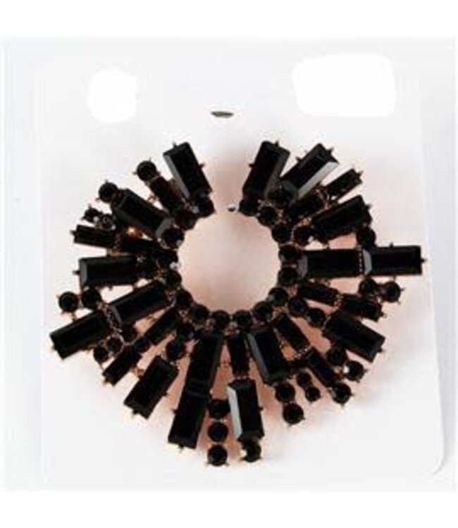 Around The Way Brooch - BLACK