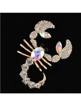 Chop Chop Lobster Brooch - GOLD IRIDESCENT