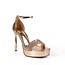 Way Up Rhinestone Heels - ROSE GOLD