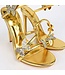 One Of A Kind Butterfly Wraparound Heels - GOLD
