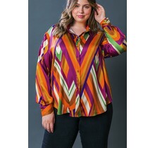 PLUS A Different View Buttoned Top