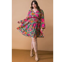 PLUS Carrying My Love Floral Dress