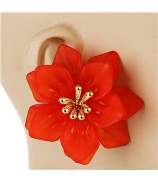 Spring Time Earrings - RED