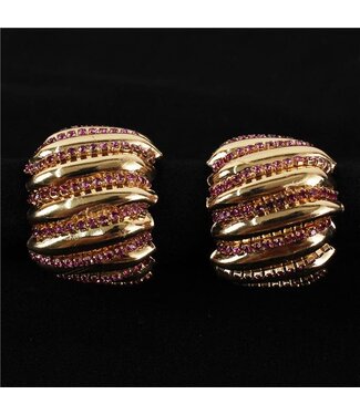 Get In Line Hoops - FUCHSIA