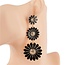 Sunflower Season Earrings - BLACK