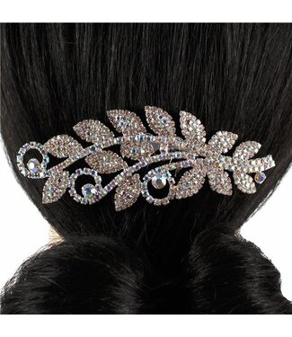 Glamour and Glow Hair Comb - SILVER IRIDESCENT
