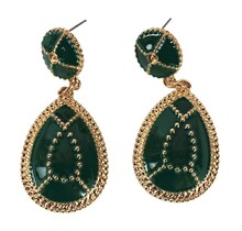 Secret Treasure Earrings - GREEN