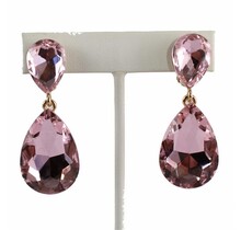 Simple Elegance CLIP ON Earrings - LIGHT PINK