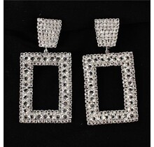 Grand Entrance CLIP ON Earrings - SILVER