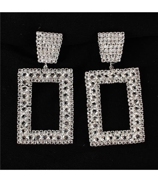 Grand Entrance CLIP ON Earrings - SILVER