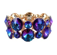 All Around Jewel Bracelet - BLUE IRIDESCENT