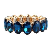 Winning Circle Jewel Bracelet - Navy