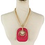 By The Shore Necklace Set - Fuchsia