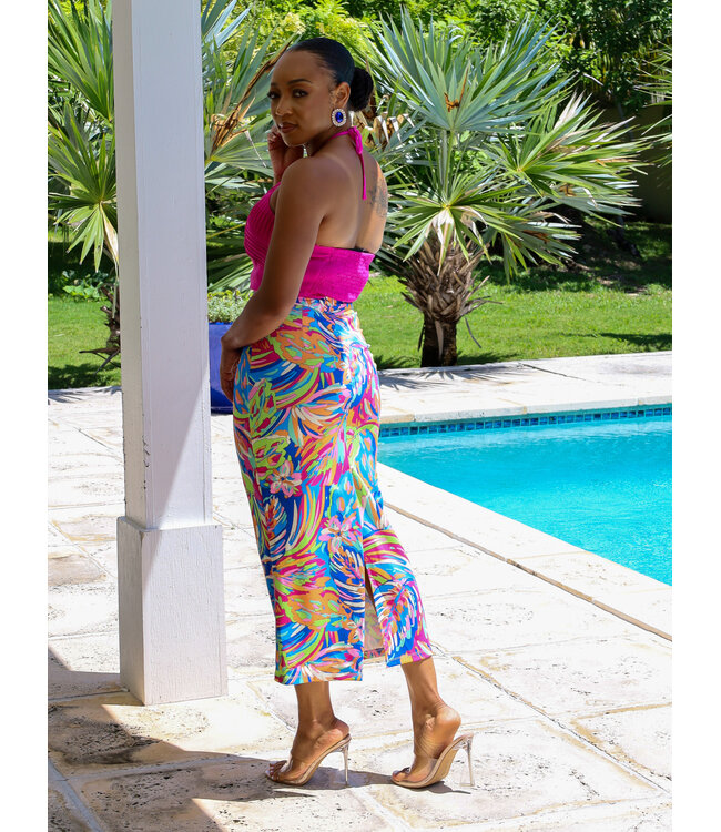 Heart Of Paradise Pencil Skirt