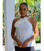 Enjoy Every Moment Halter Top WHITE