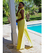 Talk About It Pleated Jumpsuit YELLOW