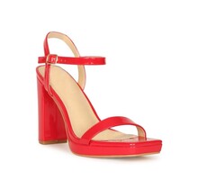 Step Forward Block Heels RED