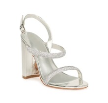 Feeling Fab Block Heels SILVER