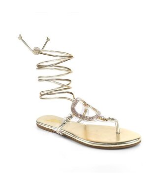 Going In Circles Sandals - Gold