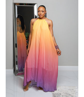 Feeling Moody Ombre Maxi Dress