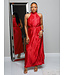 Rich Romance Pleated Midi Dress RED