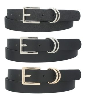All I Need 3PC Belt Set - Black