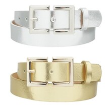 Buckled In 2PC Belt Set - Gold/Silver