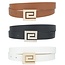 Need Options 3PC Belt Set - Black/White/Cognac