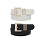 Washed Away 2PC Belt Set - Black/White