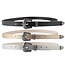 Wild World 3PC Belt Set - Black/Gold/Silver