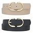 Keep Me In The Loop 2PC Belt Set - Black/Taupe
