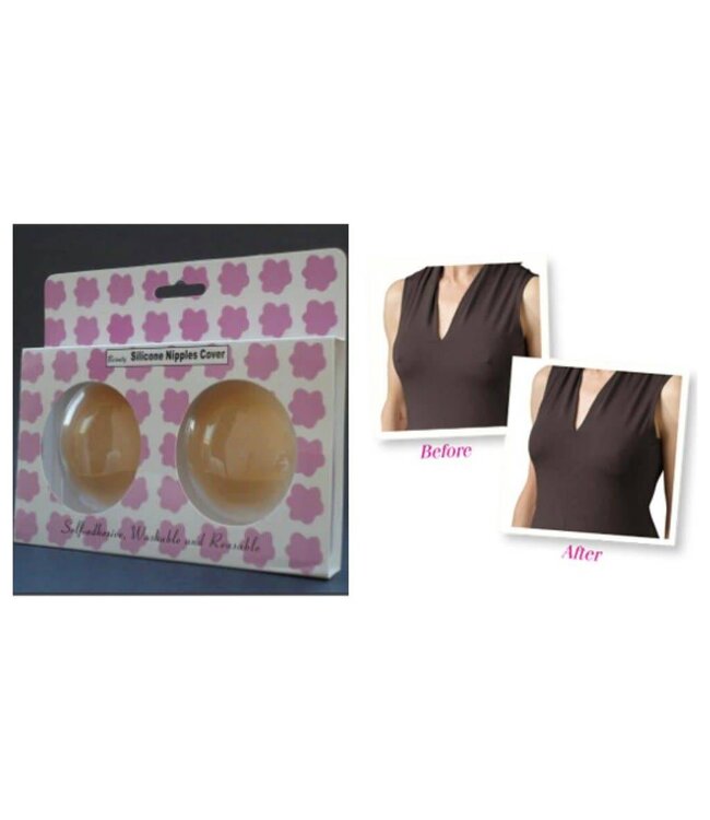 Silicone Nipple Covers - Nude