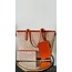 Forever Mine 3PC Handbag Set - ORANGE