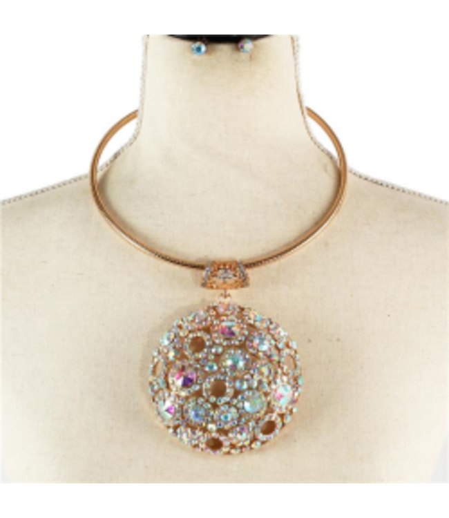 Big Banger Necklace Set - Gold Iridescent