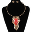 Down Within Necklace Set - Pink