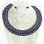 First Class Bling Necklace Set - Royal Blue