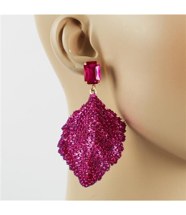 Making Wishes Earrings - Fuchsia