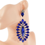 Be Epic Jewel Earrings - Royal/Silver