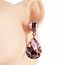 Dropping Jewel Earrings - Pink