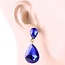 Dropping Jewel Earrings - Royal Blue