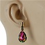 Jewel Bomb Earrings - Green Iridescent