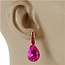 Jewel Bomb Earrings - Fuchsia