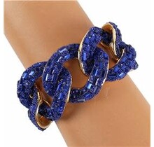 Connected Links Bracelet - Royal Blue