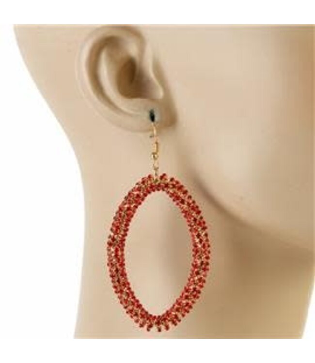 Wild Imagination Earrings - Red