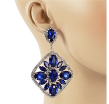 Special Guest Earrings - Royal Blue