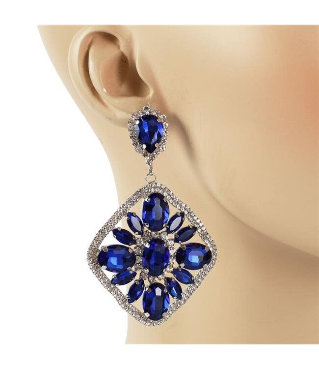 Special Guest Earrings - Royal Blue