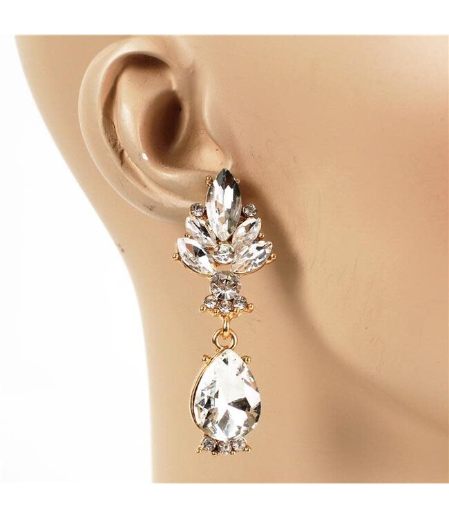 Front Row Earrings - Gold