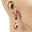 Front Row Earrings - Rose Gold